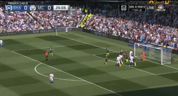 Brighton – Manchester City, shënohen dy gola të shpejtë