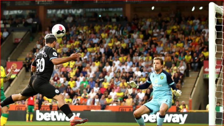 Man City mposhtet nga Norwich, vazhdon festa e Liverpool