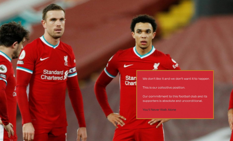 Lojtarët e Liverpoolit për Superligën: Nuk na pëlqen dhe nuk duam të ndodhë