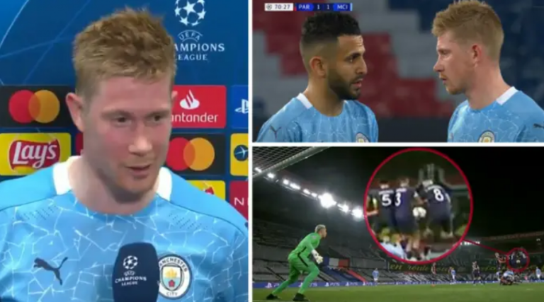 De Bruyne zbulon se çfarë i tha Mahrez para golit nga goditja e lirë kundër PSG