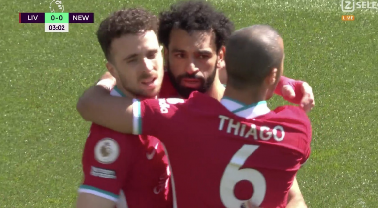 Salah i mrekullueshëm, i jep epërsinë Liverpoolit