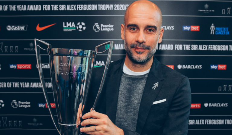 Pep Guardiola fiton çmimin e trajnerit të vitit