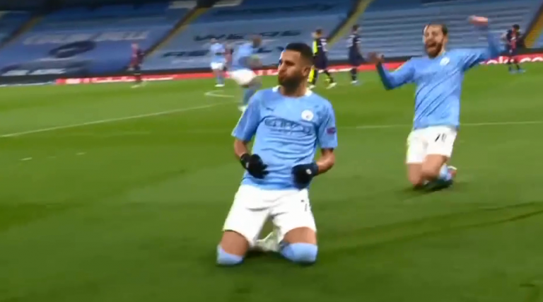 Mahrez e ‘dërgon’ në finale Man Cityn, i jep epërsinë e dyfishtë