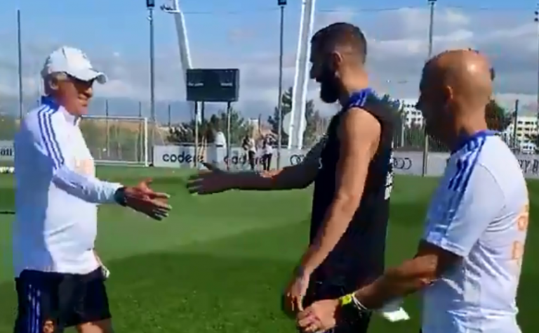 Benzema shërohet nga COVID-19, pritet ngrohshëm nga Ancelotti në stërvitje