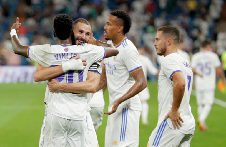 Shkëlqen Benzema me het-trik, Real Madrid ‘demolon’ Celta Vigon