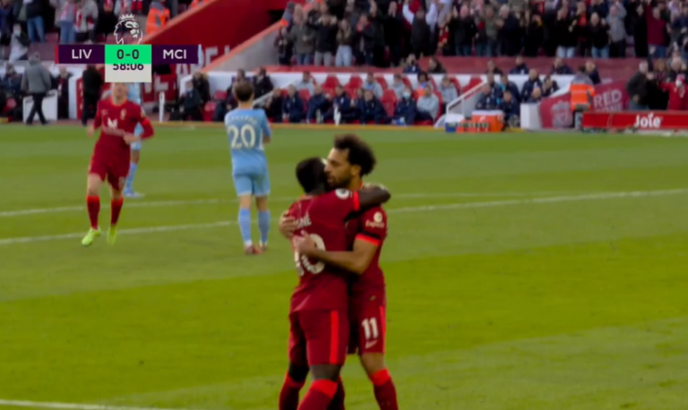 Liverpool në epërsi ndaj Man Cityt, realizon Mane