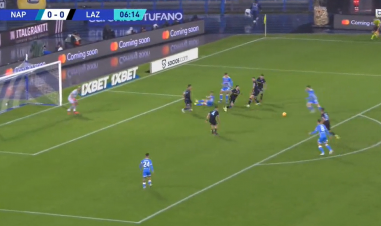 Realizon Zielinski, Napoli kalon në epërsi ndaj Lazios