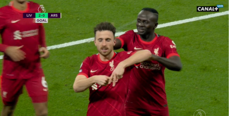 Jota dyfishon epërsinë ndaj Arsenalit