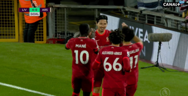 Liverpooli realizon ‘pokerin’ ndaj Arsenalit