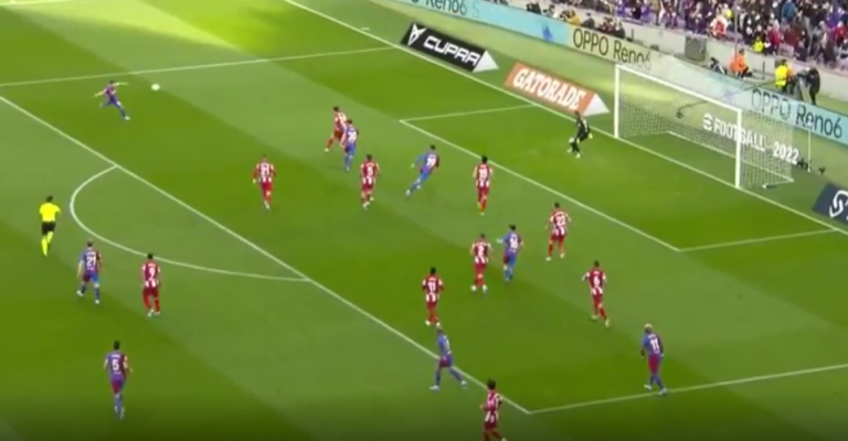 Shënohen dy gola të shpejtë në ndeshjen Barca – Atletico, Alba realizon eurogol