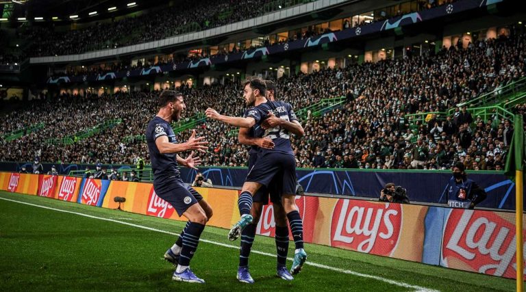 Manchester City me një ‘këmbë’ në çerekfinale, demolon në udhëtim Sportingun