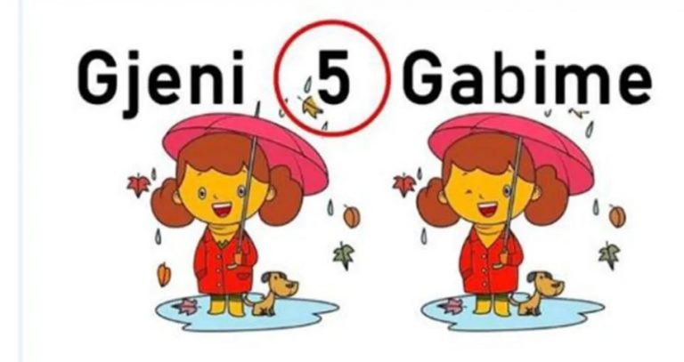 Test: A mund t’i gjeni 5 ndryshimet në foto?