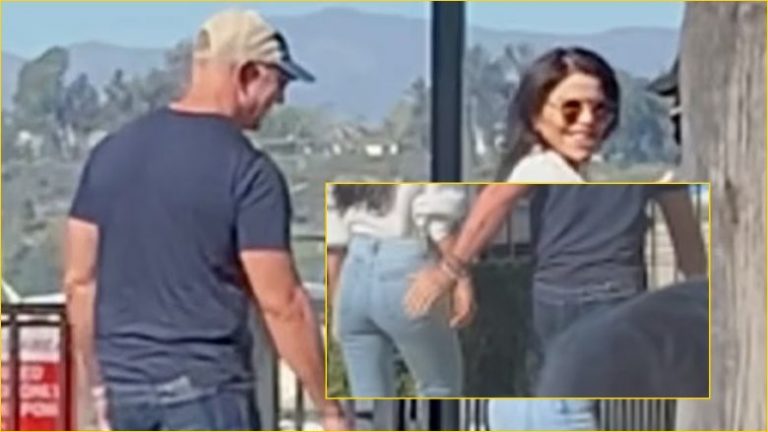 Video e rrallë: Jeff Bezos kapet duke ia goditur të pasmet të dashurës së tij