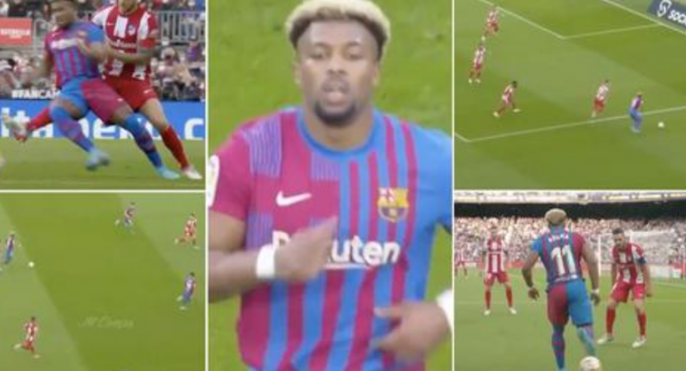 Përmbledhje e paraqitjes së Adama Traore – u shpall lojtari i ndeshjes në debutim me Barcelonën