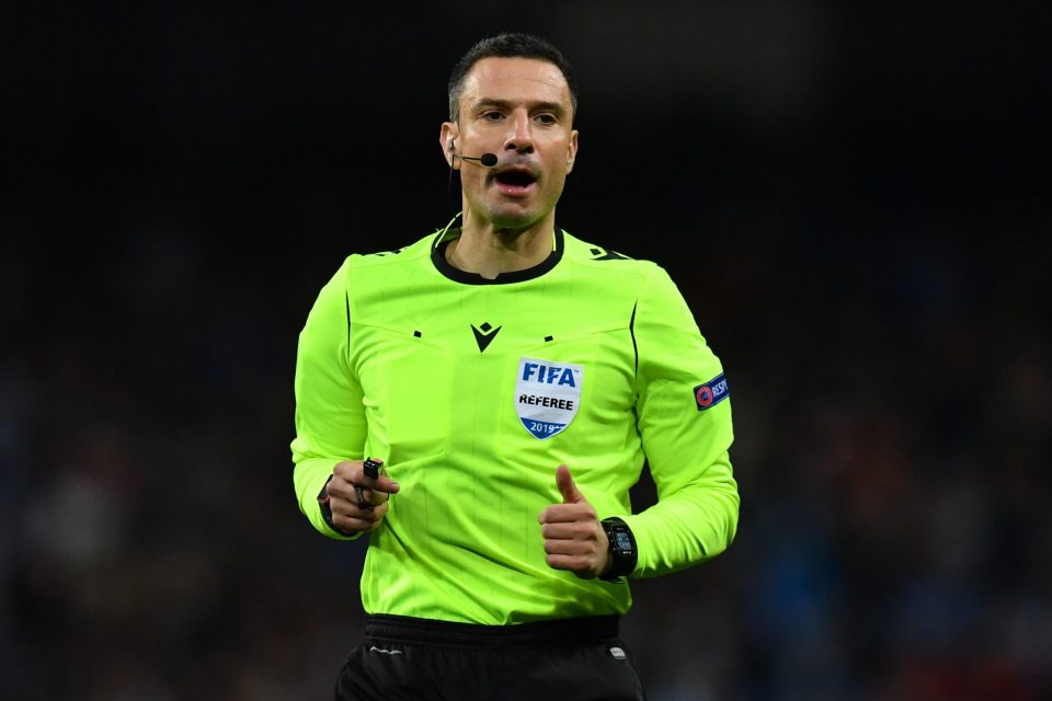 Slavko Vincic gjyqtar i ndeshjes Manchester United – Atletico Madrid