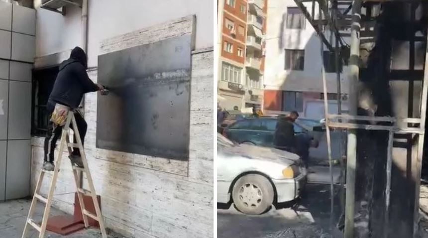 Një ditë pasi protestuesit i vunë flakën, Gjykata e Lartë blindon dritaret me mbrojtëse hekuri