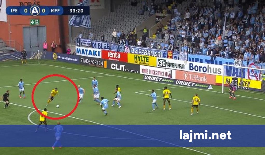 Arbër Zeneli po rikthehet në nivelin e tij të lartë, shënon gol magjik ndaj Malmos
