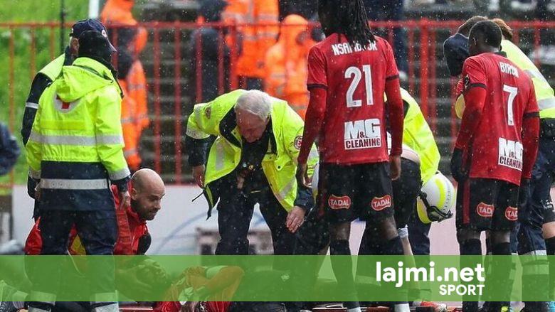 Ish-lojtari i Arsenalit dhe Lyonit u dërgua me urgjencë në spital, dyshohet për gjakderdhje në tru