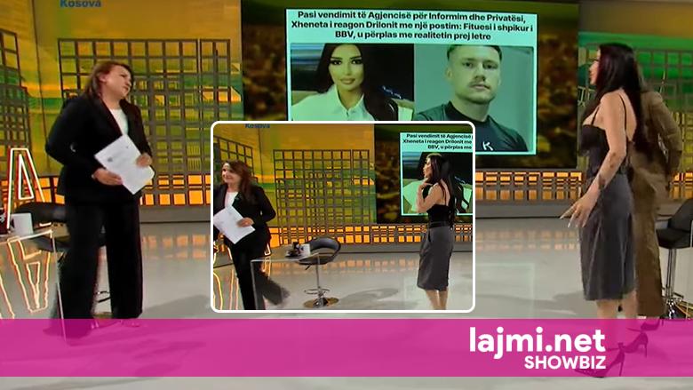 “A po frikësohesh a? Hajde përballemi” – Xheneta i futet ‘live’ në emision avokates së Drilonit, ajo largohet dhe shmang ballafaqimin me të
