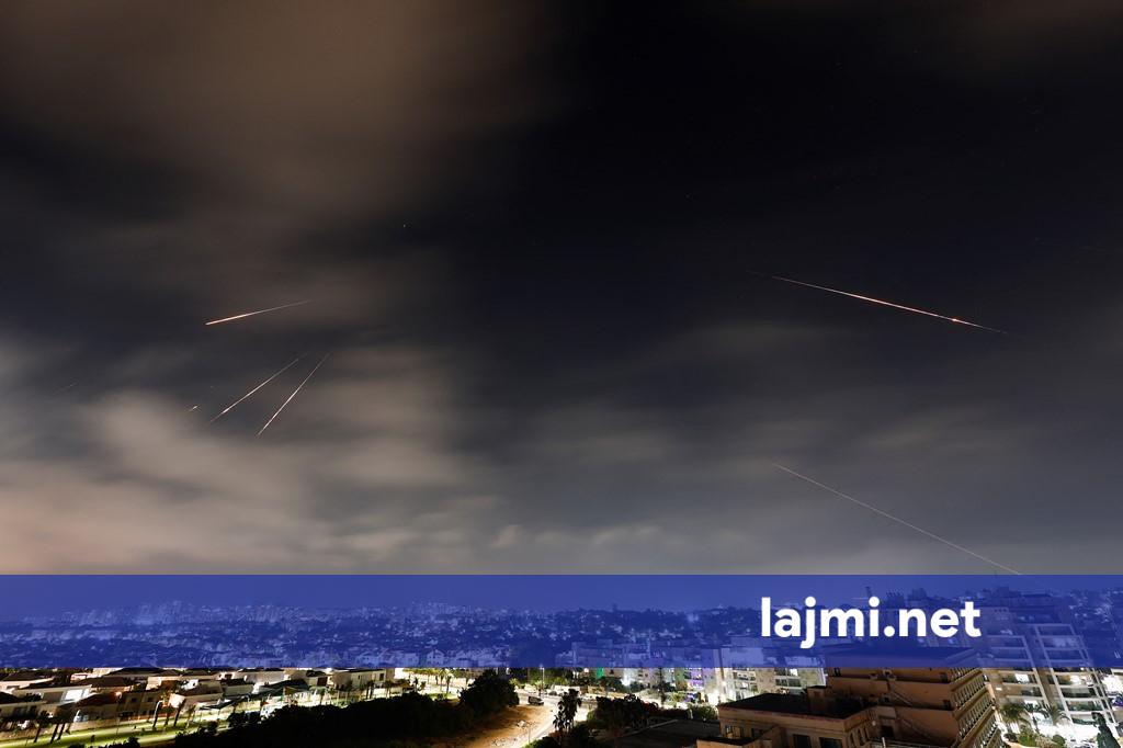 Ushtria izraelite  Më pak se 100 raketa u lëshuan nga Irani