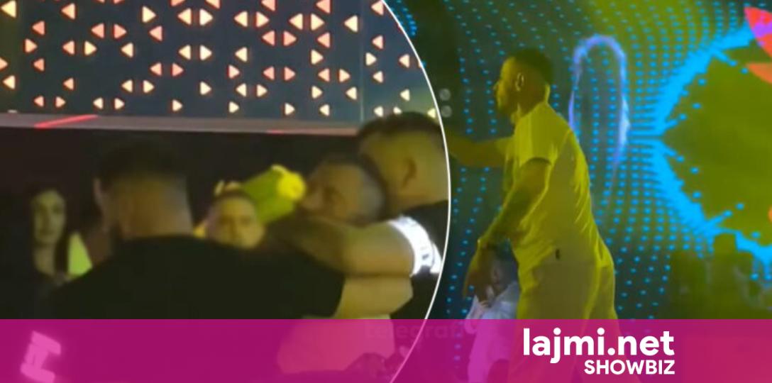Stresi përplaset me një person nga publiku gjatë koncertit, ndërhyn sigurimi