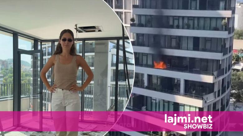 Françeska Murati reagon pas zjarrit në rezidencën e saj në Tiranë: Nuk ishte kati im
