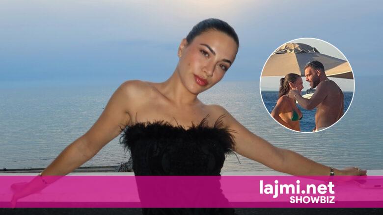 Sara Hoxha fotografohet në plazh me Erik Fullanin – një romancë e re pas ndarjes nga Ledri Vula?