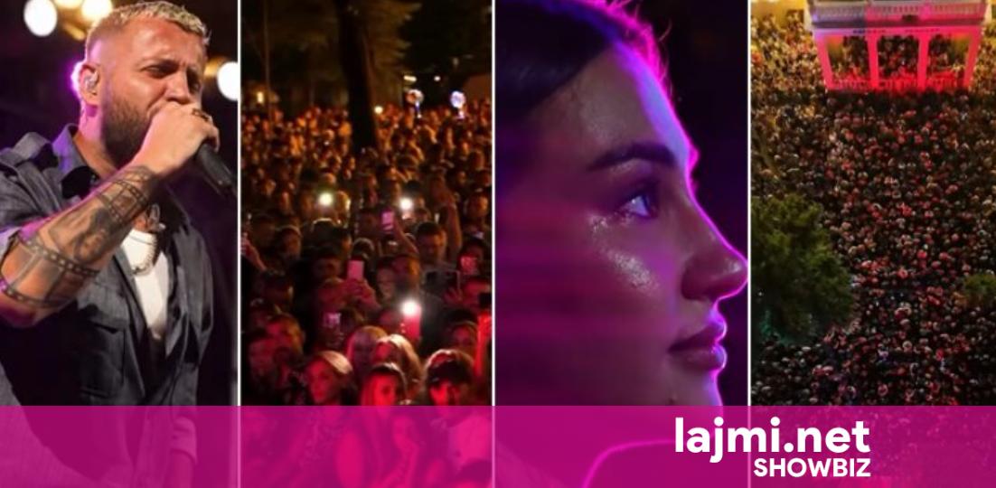 Kiara Tito nuk mban lotët në koncertin e Luiz Ejllit në Shkodër