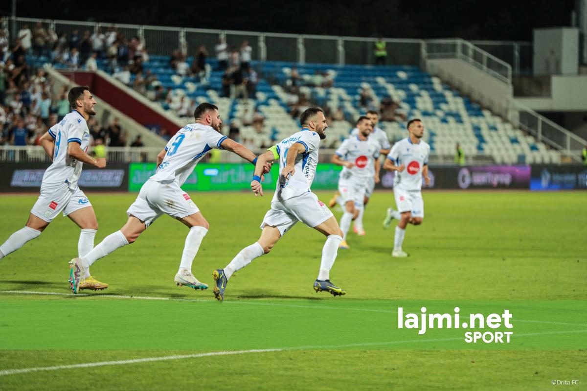 Drita siguron kualifikimin historik në Conference League   Besnik Krasniqi shënon golin vendimtar