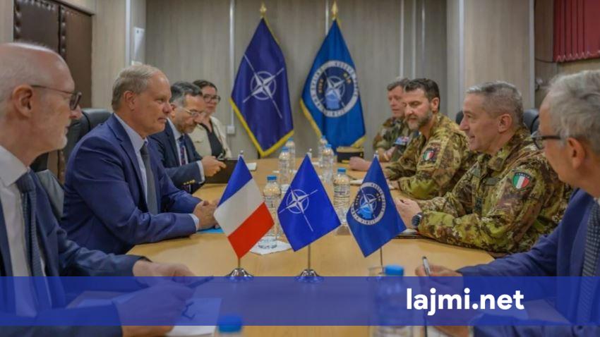 Emisari francez takoi Barduanin  KFOR i  mision që kontribuon në stabilitetin e Kosovës
