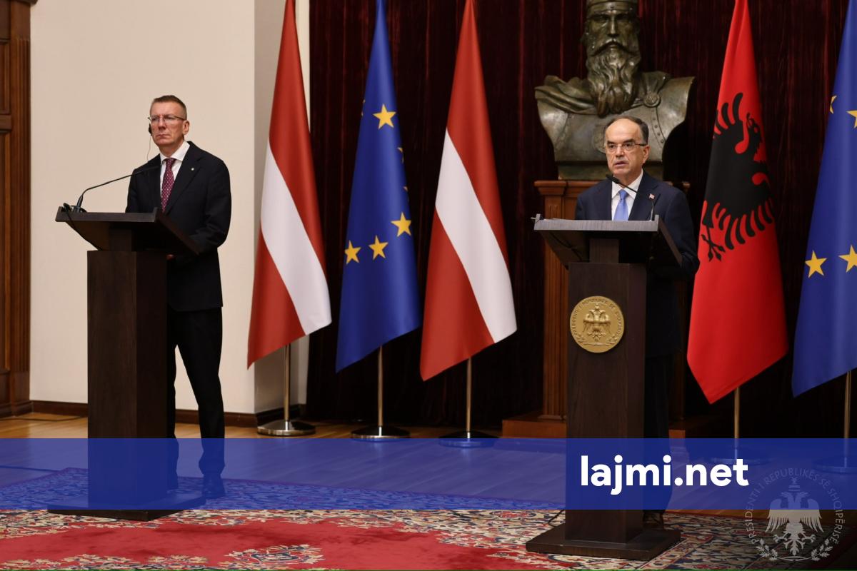 Begaj pas takimit me homologun letonez  Trupat letoneze në KFOR  dëshmi e solidaritetit të ndërsjellë