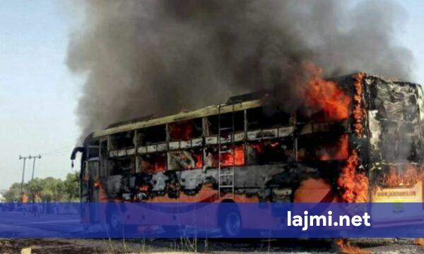 Digjet një autobus në Indi  të paktën 20 viktima