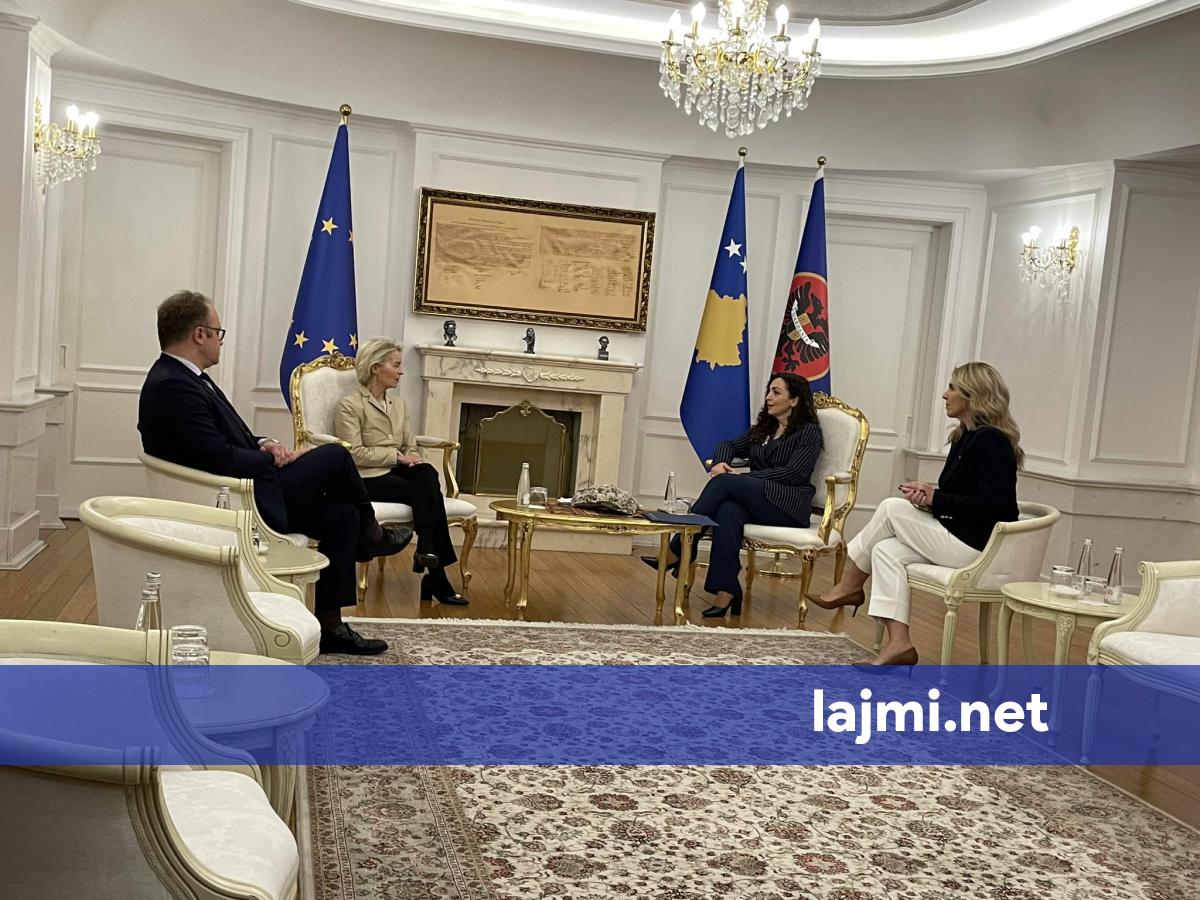 Osmani pret në takim Ursula von der Leyen
