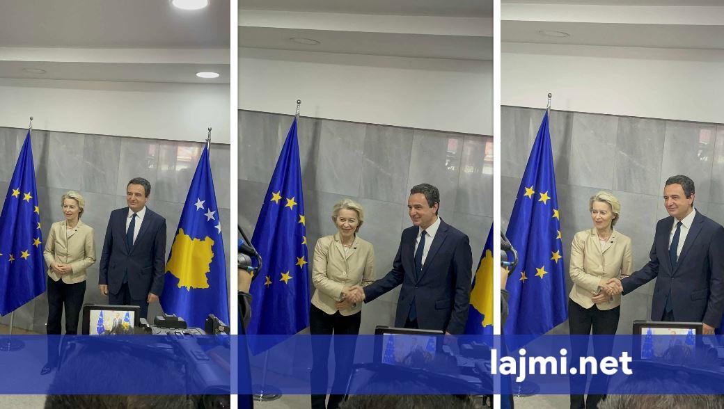 Von der Leyen takon edhe Kurtin  nuk paralajmërohet konferencë për media