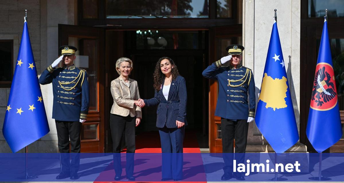 Osmani pas takimit të Von der Leyen  Kosova është gati të ecë përpara me përkushtim në të ardhmen evropiane