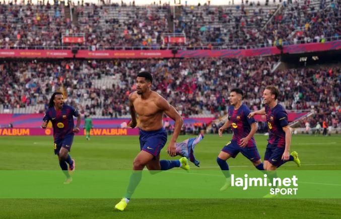 Barcelona fiton në  balotazh    Araujo ia siguron tri pikë në derbin katalanas kundër Gironës