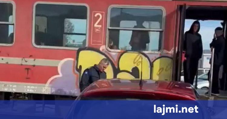 Edhe një aksident me tren  goditet vetura në Zonën Industriale në Prishtinë