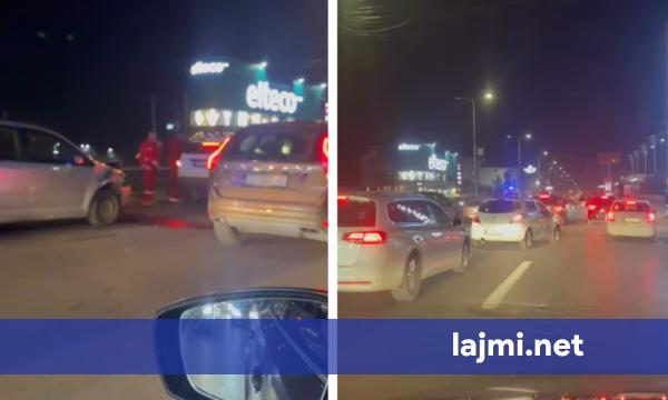 Aksident trafiku në Prishtinë  Krijohen kolona të gjata