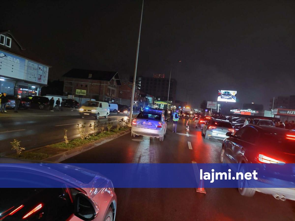 Pamje nga vendi ku një këmbësor u godit për vdekje në Prizren