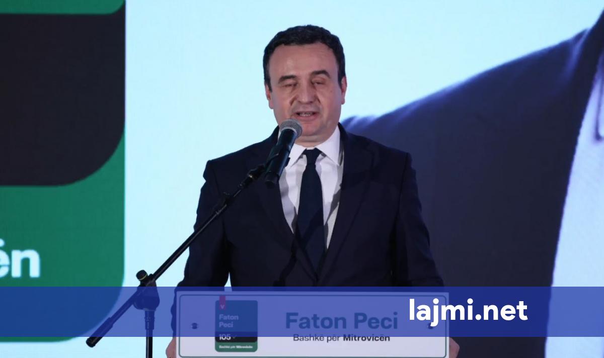 Kurti me sjellje të çuditshme në tubimin e Pecit  Nesër kontrolloni a kanë votu hallat dhe tezet