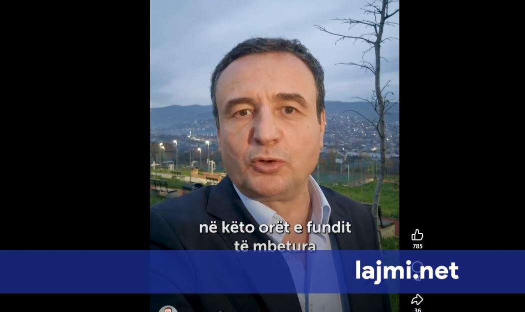  Postone pastaj në fb dhe insta   Stafi s lodhen fort  ia qesin Albin Kurtit komplet kërkesën që pati për një video nga Kodra e Trimave