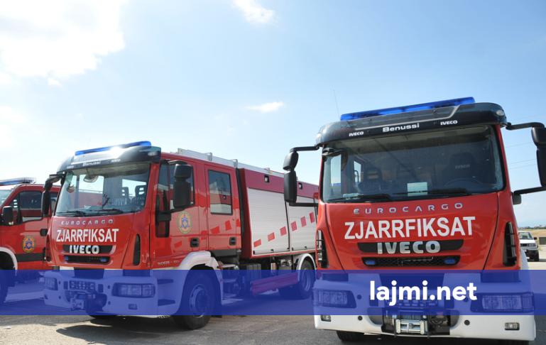 Digjet një shtëpi në Prizren