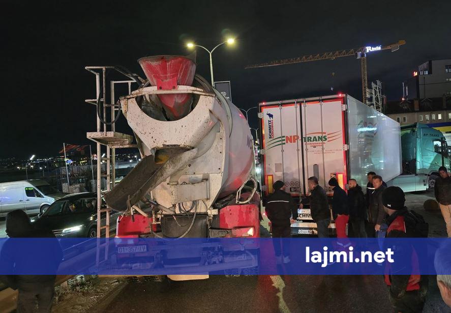 Aksident në Hajvali  Policia në vendngjarje