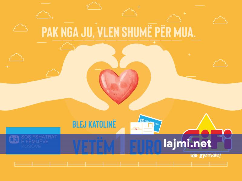 GiFi mbështet kampanjën e SOS Fshatrave të Fëmijëve  Çdo kartolinë  një buzëqeshje më shumë