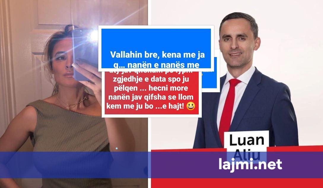  Hajde nanën jav q      mërgimtarët jau q     nanën   Gjuha e tmerrshme e ofenduese e motrës së ish deputetit të VV së Luan Dalipi