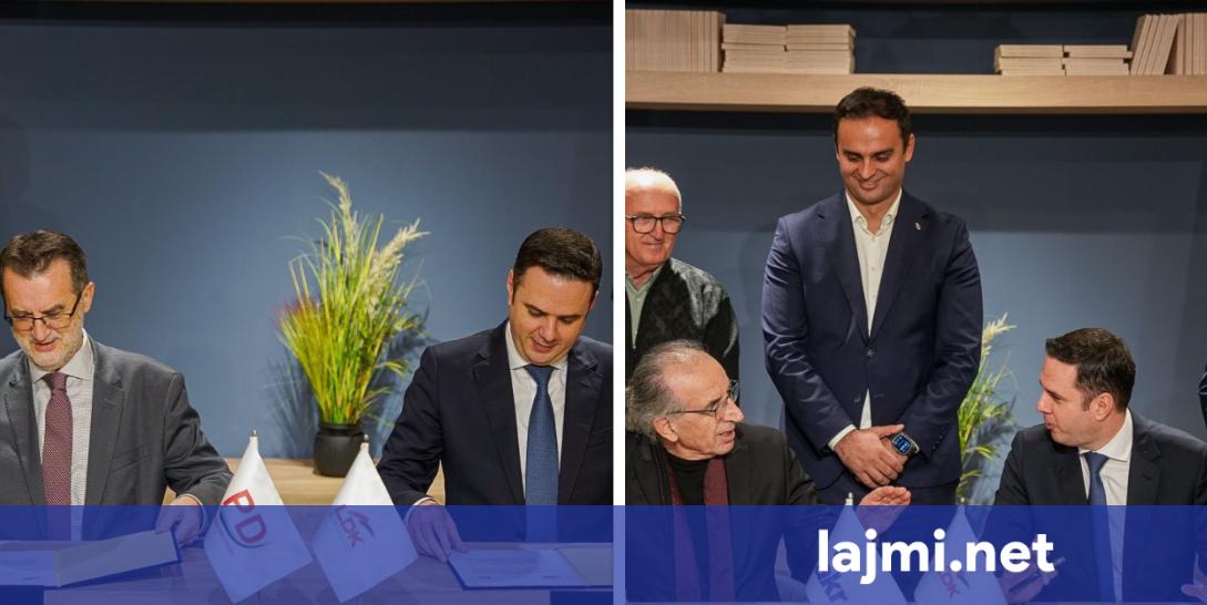 LDK  PD dhe AKR nënshkruajnë marrëveshje koalicioni për zgjedhjet e 28 dhjetorit