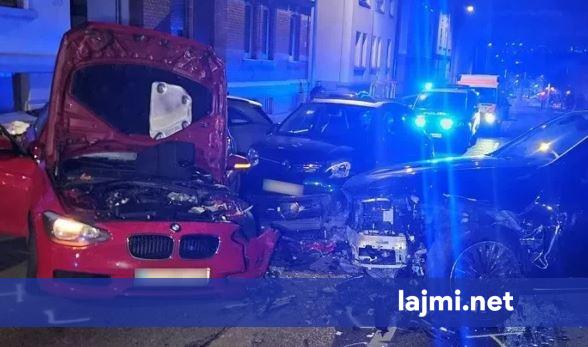 Aksidentohen 8 vetura në Gjermani  dëmet mbi 100 mijë euro