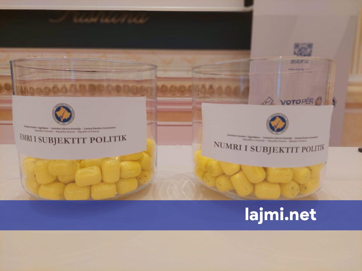 Sot mbahet shorti që përcakton renditjen e subjekteve politike në vendvotim për zgjedhjet e 28 dhjetorit