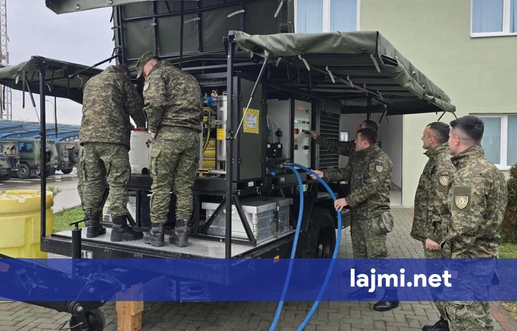 Kompania e Materieve të Rrezikshme të FSK së trajnohet për filtrimin e ujit të kontaminuar
