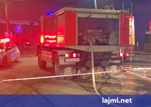 Zjarr në një market në Tophane të Prishtinës